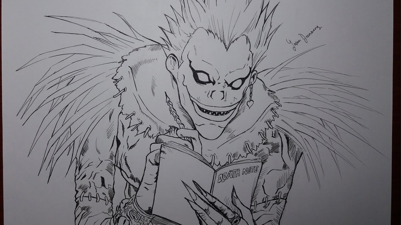 Featured image of post Anime Ryuk Death Note Drawing