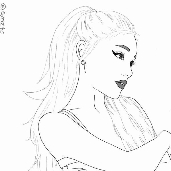 Featured image of post Cartoon Ariana Grande Drawing Outline