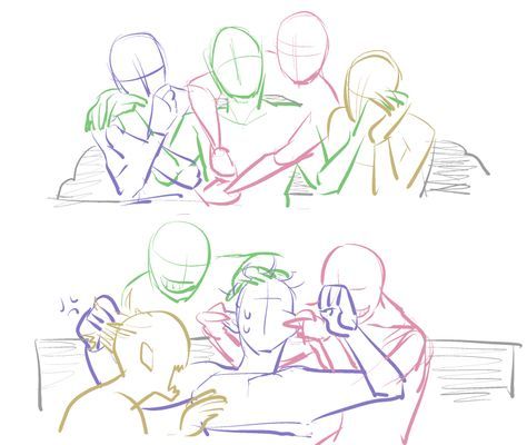 Featured image of post Drawing Poses Friends Group Poses Reference