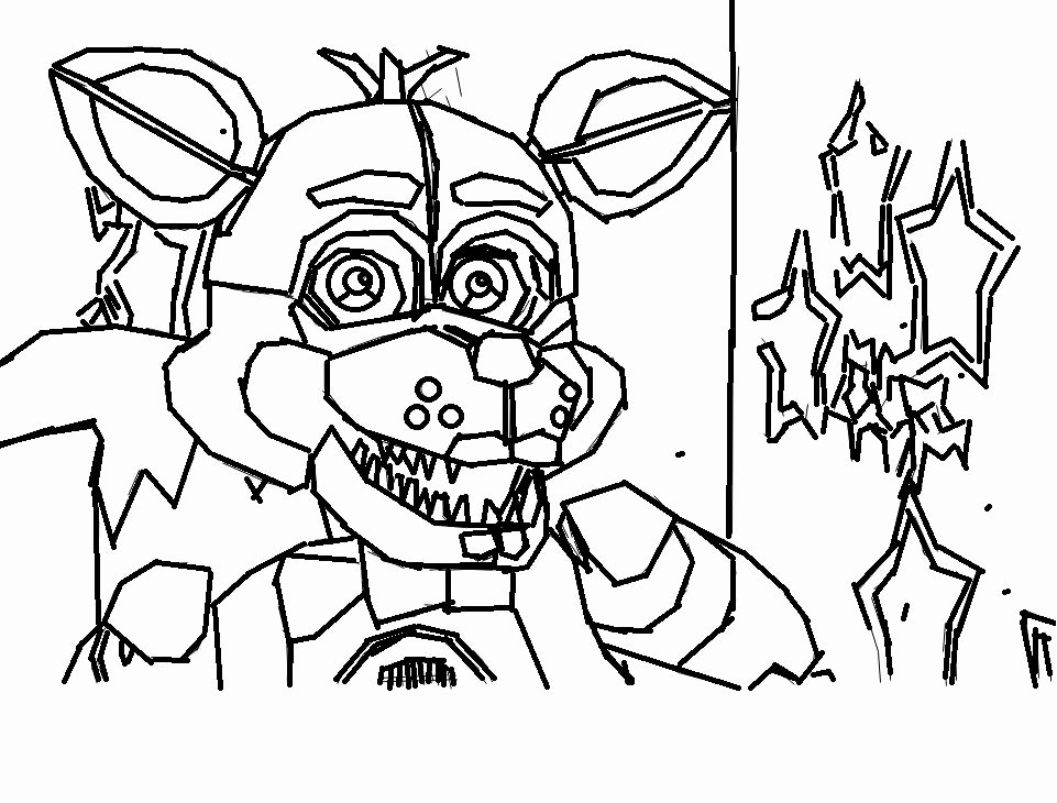 Featured image of post Five Nights At Freddy&#039;s Coloring Pages Funtime Foxy