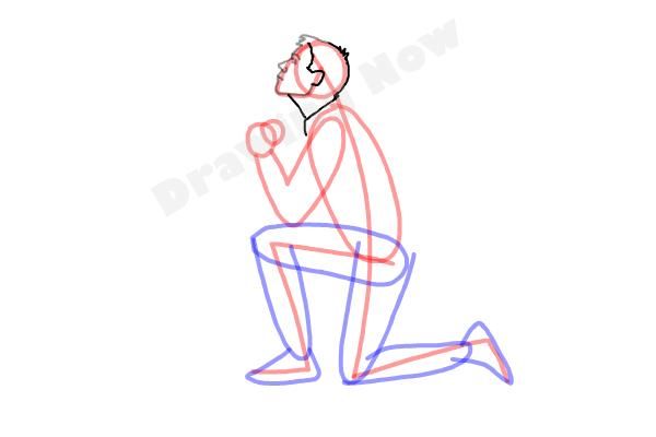 Featured image of post Kneeling Drawing Simple