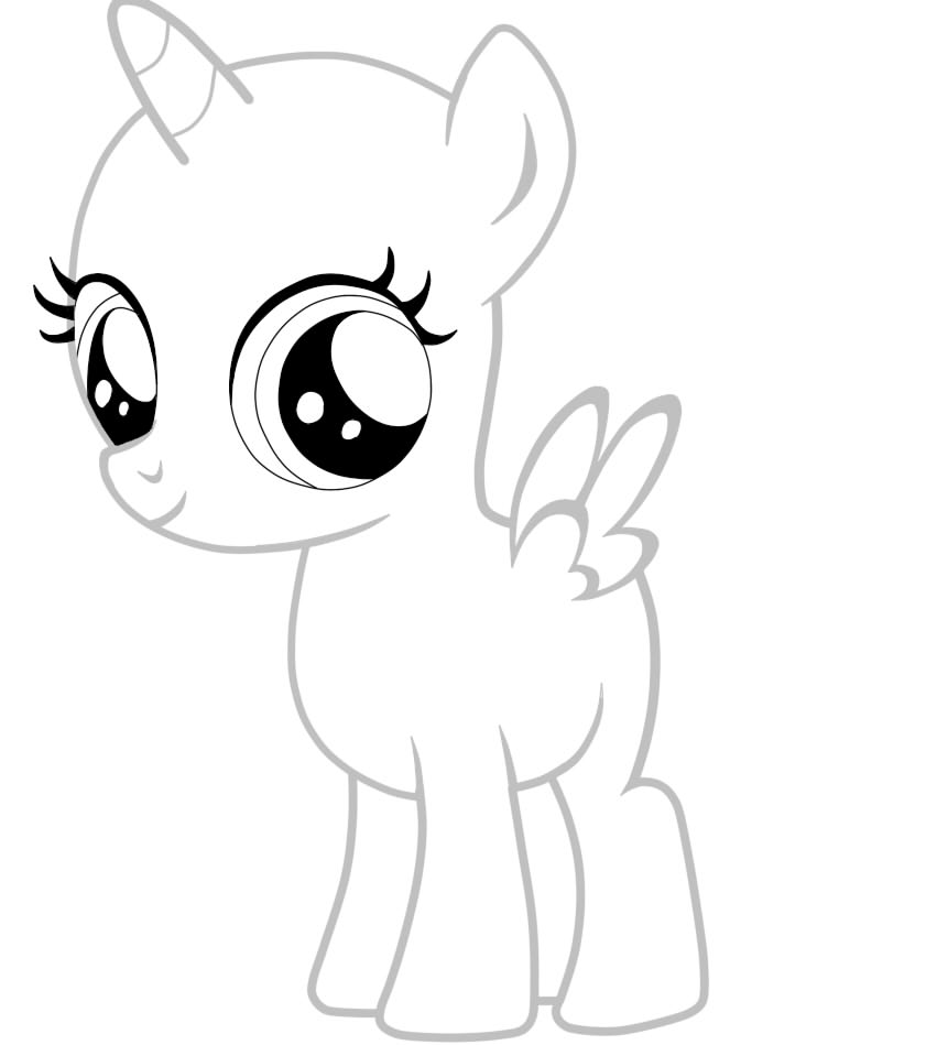 Featured image of post Mlp Filly Base Alicorn