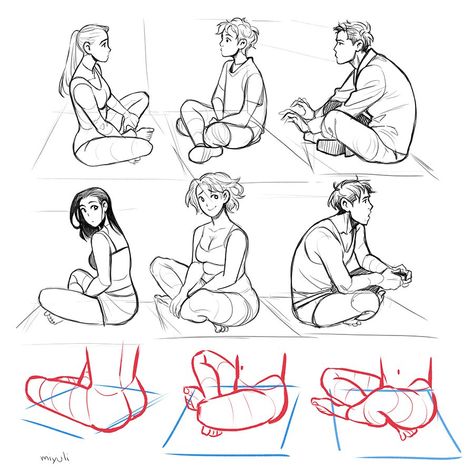 Featured image of post Person Sitting On Knees Drawing Reference