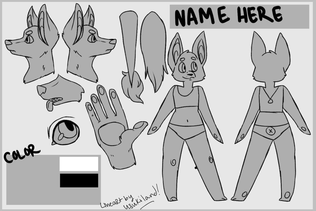 Featured image of post Ref Sheet Free To Use Furry Art Base