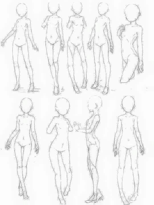 Featured image of post Reference Female Anime Body Poses