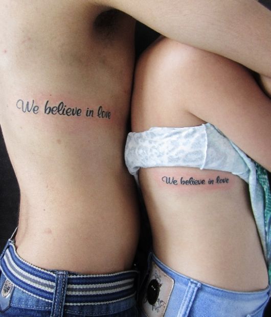 Featured image of post Tatuagem De Casal Pequena Na Costela