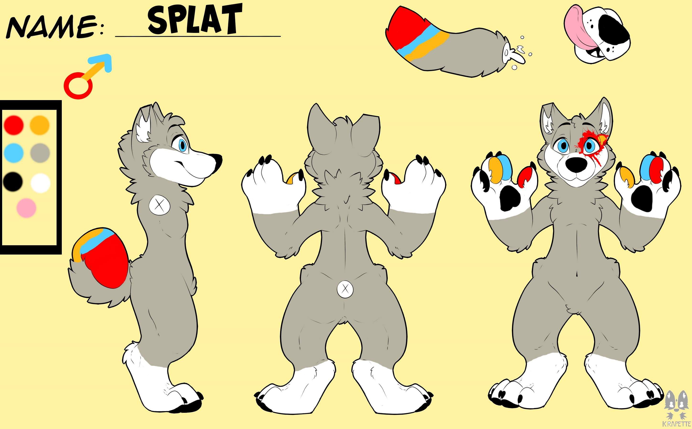 Featured image of post Wolf Fursuit Reference Sheet