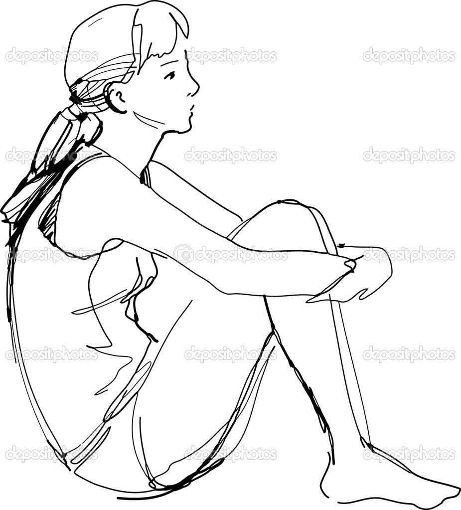 Featured image of post Women Sitting On Knees Drawing